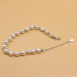 ZFSILVER 925 Sterling Silver Pearl Bracelet Party Jewelry Gift