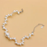 925 Sterling Silver Charm Freshwater Pearl Bracelet for Women