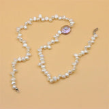 ZFSILVER 925 Silver Pearl Choker Necklace Baroque Charm Jewelry