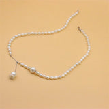 925 Silver Pearl Necklace for Women Wedding