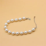 ZFSILVER 925 Sterling Silver Freshwater Pearl Bracelet Gift Jewelry For Women