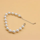 ZFSILVER 925 Sterling Silver Freshwater Pearl Bracelet Gift Jewelry For Women