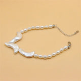 925 Sterling Silver Moon Pearl Bracelet Gift