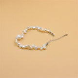 ZFSILVER 925 Silver Freshwater Pearl Bracelet for Women