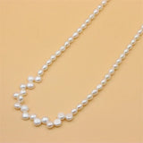 ZFSILVER 925 Silver Pearl Necklace for Women Wedding