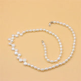 ZFSILVER 925 Silver Pearl Necklace for Women Wedding