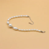 925 Silver Natural Freshwater Pearl Bracelet Women's Jewelry