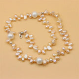 S925 Silver Baroque Pearl Choker Necklace for Women