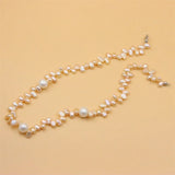 S925 Silver Baroque Pearl Choker Necklace for Women