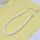 Rice Waterfresh Pearl Bracelet S925 Sterling Silver Jewelry For Women