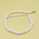 Rice Waterfresh Pearl Bracelet S925 Sterling Silver Jewelry For Women