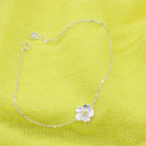 925 Sterling Charm Sakura Bracelets For Women, Girl Gift