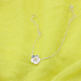 925 Sterling Charm Sakura Bracelets For Women, Girl Gift