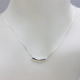 925 Silver Eggplant Necklace Snake Chain Party Wedding Chram Jewelry