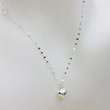 S925 Sterling Silver Love Smooth Heart Necklace For Women