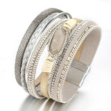 Woven Pearl Geometric Shape Bracelet for Women