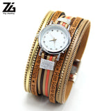 Leather Multilayer Bracelet Watch Bohemian Style Bangle