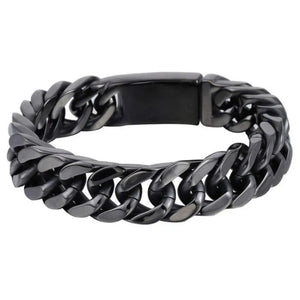 Men's Gold-Plated 10mm Domineering Bangle