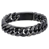 Men's Gold-Plated 10mm Domineering Bangle