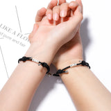 Sun Moon Magnetic Bracelet Sets Adjustable Couple Relationship Love