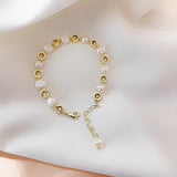 Baroque Pearl Bracelet Bestie Ins Feel Female