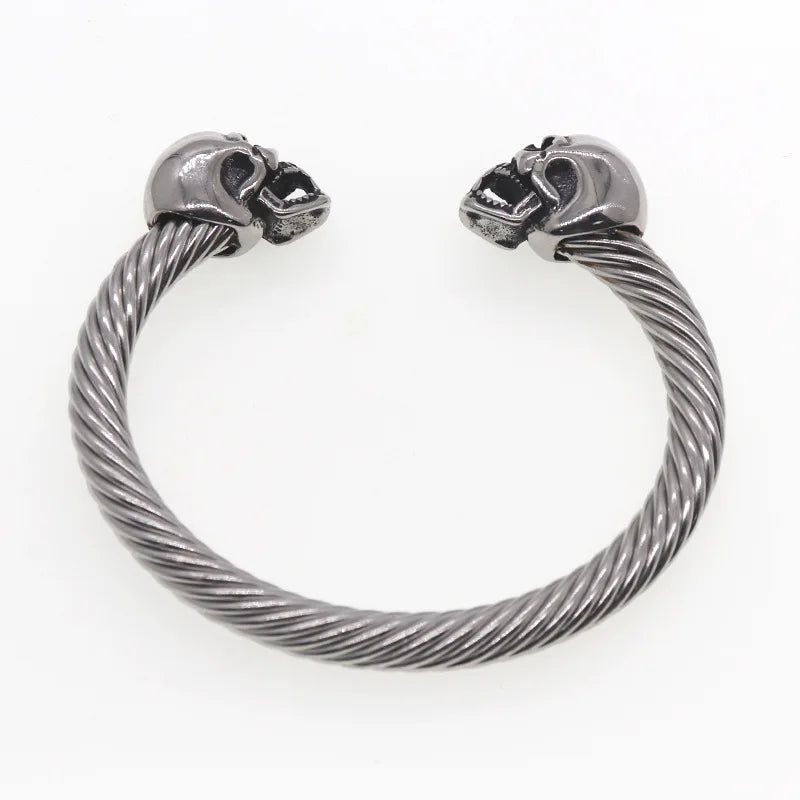 ZG Nordic Stainless Steel Animal Head Bracelet