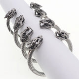 ZG Nordic Stainless Steel Animal Head Bracelet