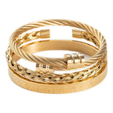 ZG Retro Roman Numeral Stainless Steel Men's Bracelet