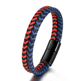 ZG Men's Bracelet Punk Style Stainless Steel Magnetic Buckle Jewelry