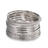 Bohemian Wind Multi-layer Alloy Bracelets Set