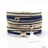 Denim Ladies Bracelet Magnetic Buckle Bangle Jewelry