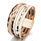 Summer Bangle Bracelet with Magnetic Clasp