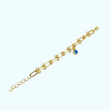 Retro Devil's Eye Charms Bracelet U-shaped Chain Jewelry