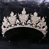 ZG1312 Princess Pearls Crystal Tiaras Crown