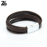 Vintage Punk Leather Bracelet for Men