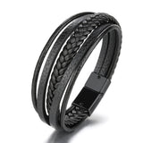 Vintage Punk Leather Bracelet for Men