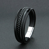 Vintage Punk Leather Bracelet for Men