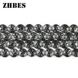 12mm Hematite Life Tree Coin Spacer Beads for Jewelry Making