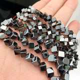 4/6MM Hematite Cube Square Spacer Beads for Jewelry Making
