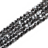 4/6MM Hematite Cube Square Spacer Beads for Jewelry Making