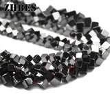 4/6MM Hematite Cube Square Spacer Beads for Jewelry Making