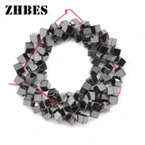 4/6MM Hematite Cube Square Spacer Beads for Jewelry Making