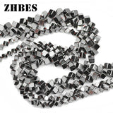 4/6MM Hematite Cube Square Spacer Beads for Jewelry Making