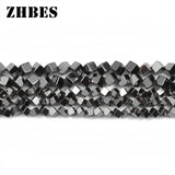 4/6MM Hematite Cube Square Spacer Beads for Jewelry Making