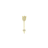 4PCS CZ Arrow Pendant Inlay Zircon Spacers Charms Beads DIY Jewelry Making