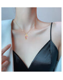 ZHBORUIN Leaf Pearl Necklace Freshwater Pearl 925 Sterling Silver Pendant