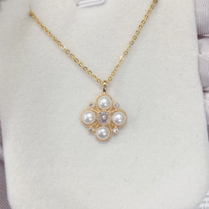 ZHBORUIN Mini Pearl Pendant Freshwater Pearl Necklace Women's Gift