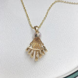 ZHBORUIN Pearl Necklace 100% Natural 14k Women's Choker Pendant Jewelry