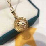 ZHBORUIN 14k Filled Choker Pendant Pearl Necklace