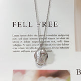 ZHBORUIN Big Pearl Leaf Pendant Necklace Natural Baroque Pearl Chain